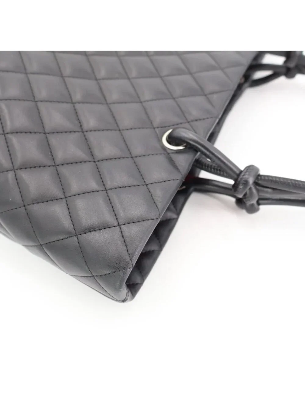 Chanel Cambon Line CC Logo Large Tote Shoulder Bag
